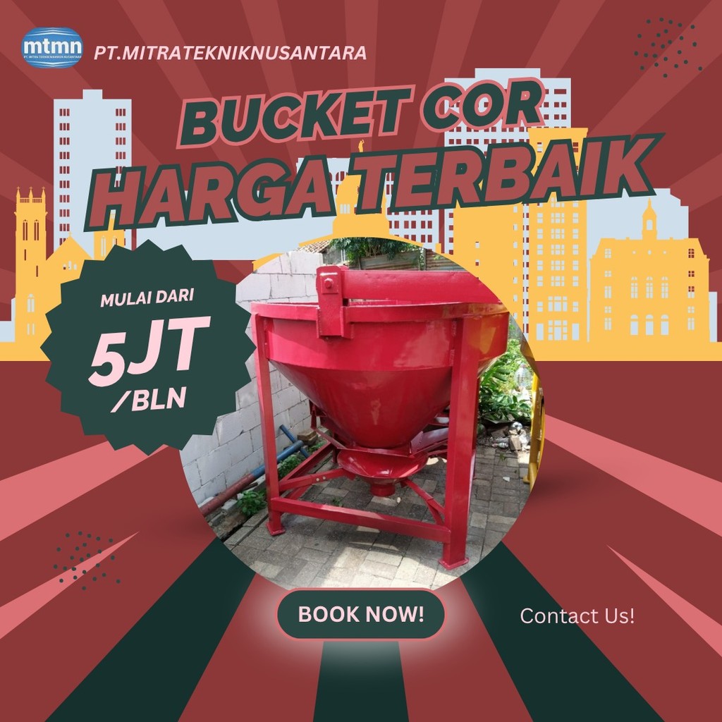 Bucket Cor Berkualitas | Tahan Lama & Efisien | Sewa Murah
