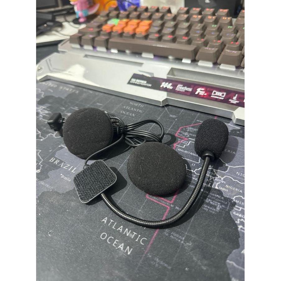 headset dan hard mic soft mic untuk intercom ataupun headset bluetooth hard soft mic intercom headse