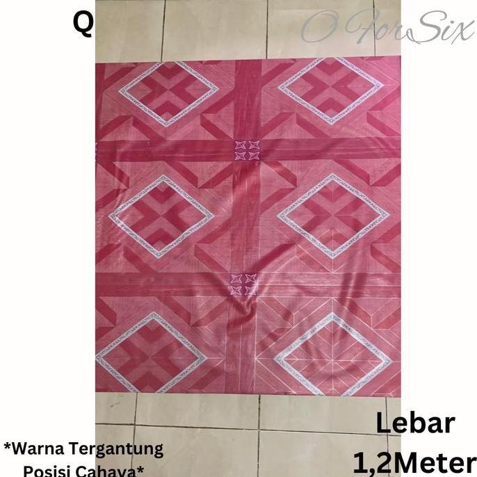 (ROLL) KARPET PLASTIK/PERLAK LANTAI/MEJA/KARPET LANTAI PLASTIK LEBAR 1,2 METER(NEW)