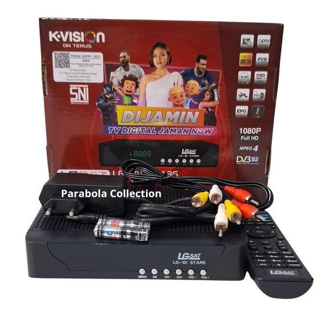 Receiver Parabola Lgsat Stars MNC GROUP - RCTI k  vision  receiver