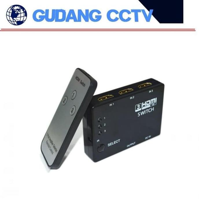 HDMI Switcher 3 Port + Remote