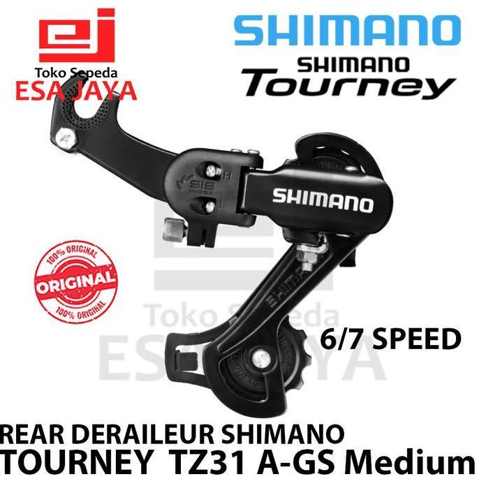 RD Shimano TZ31-A GS Tourney TZ 31 Cangkol Rear Deraileur 6/7 Speed