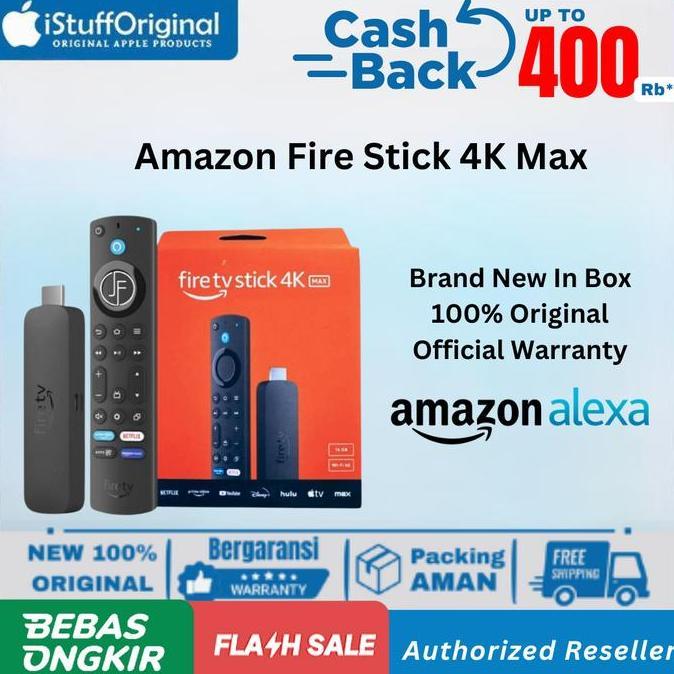 Amazon TV Fire Stick 4K Max HD Wifi 6 With Alexa