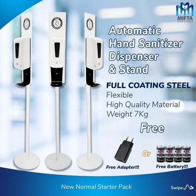 AUTOMATIC HAND SANITIZER DISPENSER + STAND / DISPENSER HANDSANITIZER