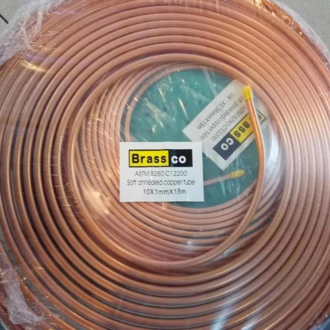 Pipa Tembaga Brassco 10Mm Tebal 1Mm