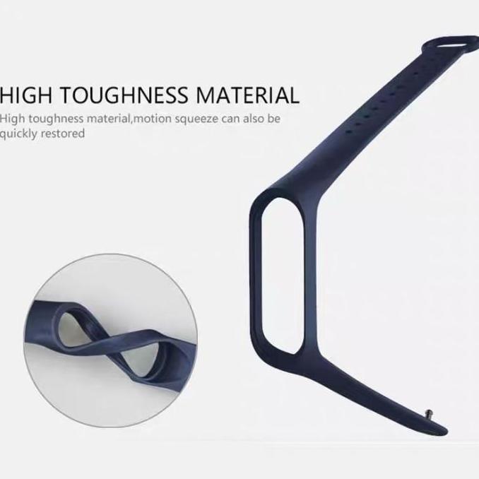 Strap Xiaomi Mi Band 6 5 4 3 Tali Pengganti Xiaomi Mi Band 6 5 Polos