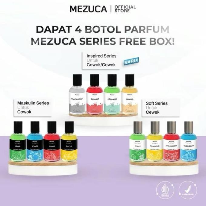 DAPAT 4 Parfum Mezuca series Eau De toilette 35mL FREE BOX