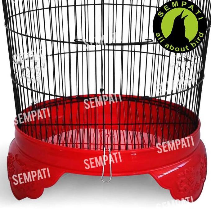 SEMPATI Sangkar burung perkutut fullset gantungan pion klem cepuk ansang