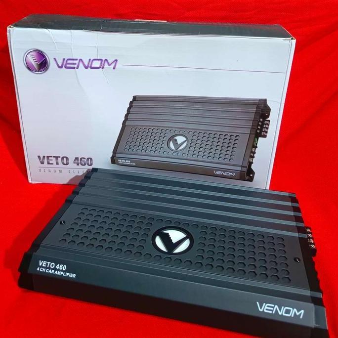 VETO 460 - 4 CHANNEL power Amplifier Venom - Venom Veto 460 4 Channel Terlaris