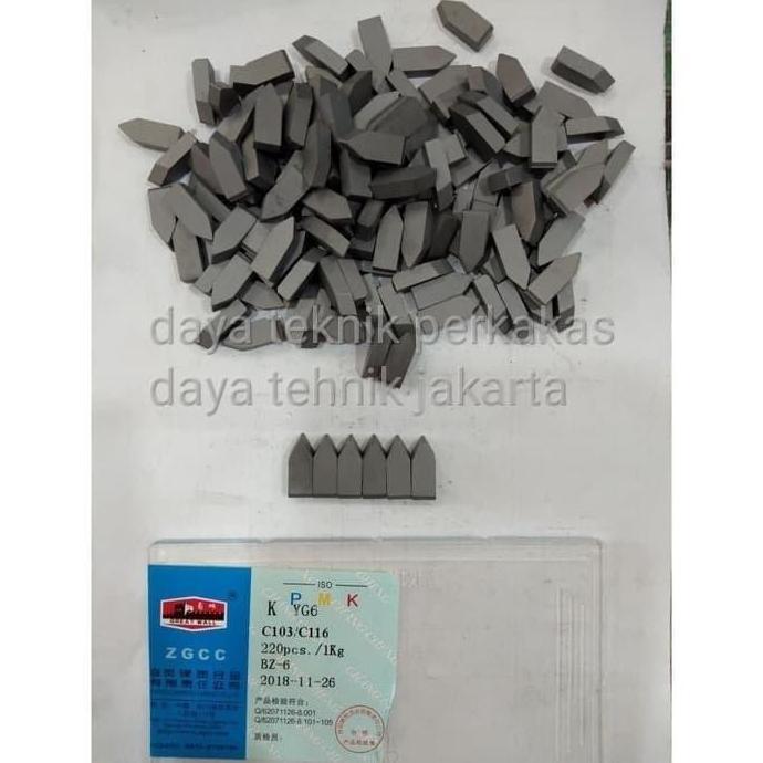 widia YG6 C103/C116 - betel widia -betel bubut widia - tip widia yg6 ori