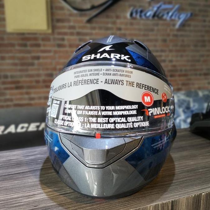 helm shark Evo GT Tekline,antrachite chrom blue Terlaris