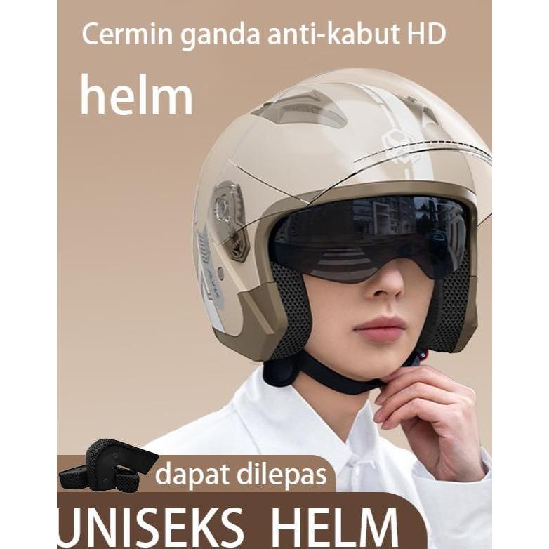 HELM  DOUBLE KACA DOUBLE VISOR