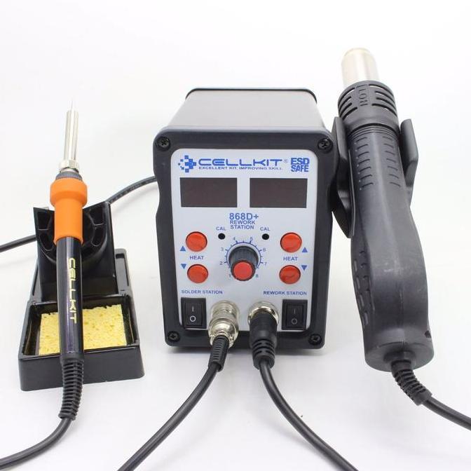 Miliki Solder Uap / Blower Dan Solder Cellkit 868D+ Original