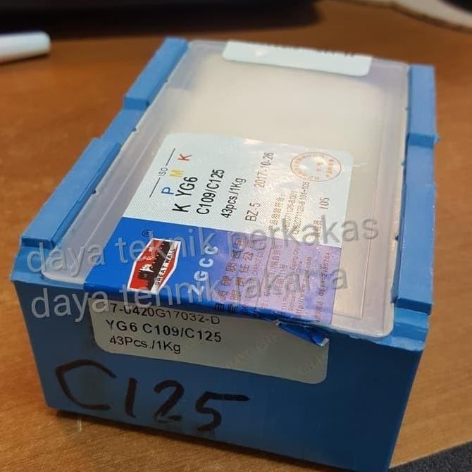 widia YG6 C125 / C109 - betel widia -betel bubut widia - tip widia ori