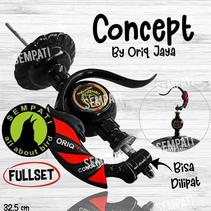 SEMPATI Gantungan Sangkar Kandang Burung Concept Sporty Oriq Jaya Fullset Pion Batik Cantolan Gantun