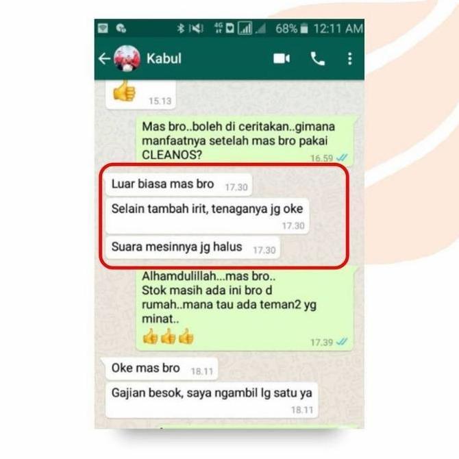 CLEANOZ PENGHEMAT BBM PRODUK ARLI KURNIA