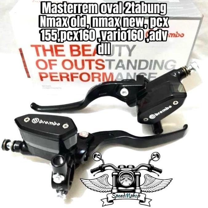 MASTER REM BREMBO SET KIRI TABUNG KANAN TABUNG OVAL DOUBLE DISK NMAX OLD ADV NMAX NEW PCX LEXI XMAX 