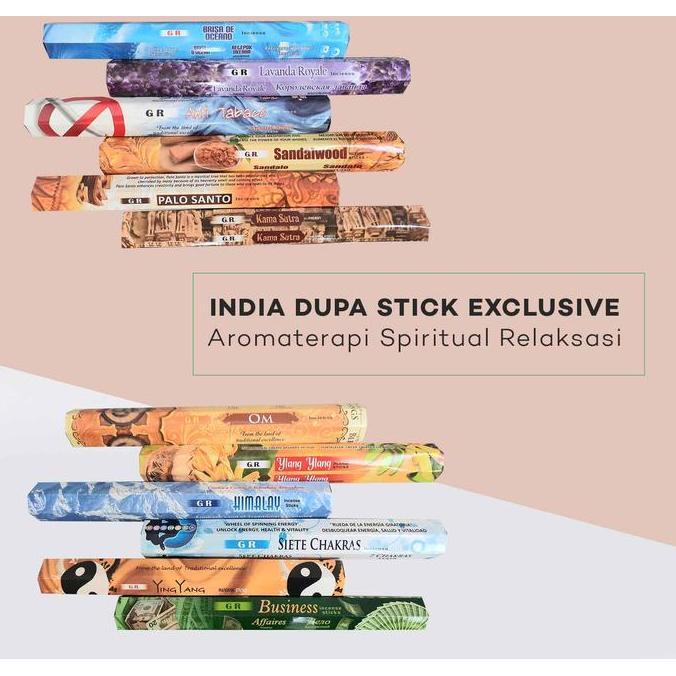 Promo India Dupa Stick Exclusive Aromaterapi Spiritual Relaksasi (DPA06) COD