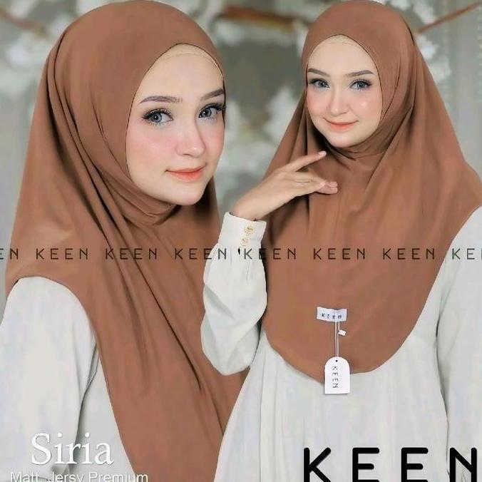 Hijab Non Pet HIJAB SIRIA NON PED MATT JERSEY BY KEEN Muslim Hijab Non Pet Casual Bergo Wanita Pad K