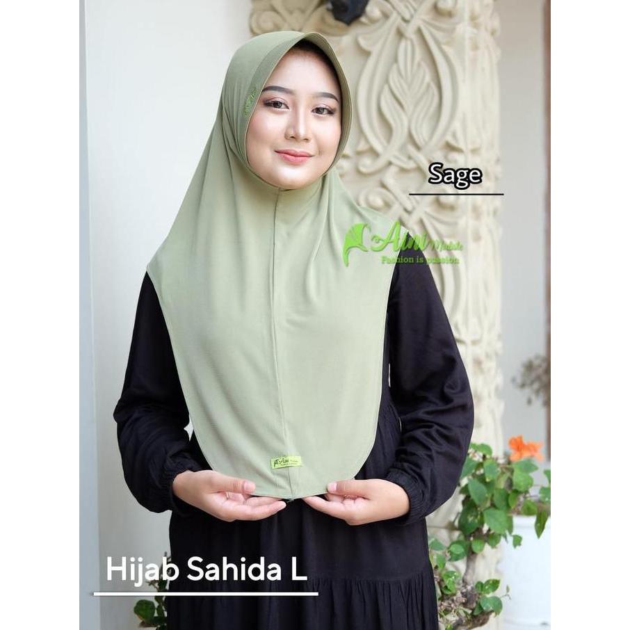 Hijab bergo sahida Aini Modiste// hijab sport murah Muslim Muslim Kerudung Pad