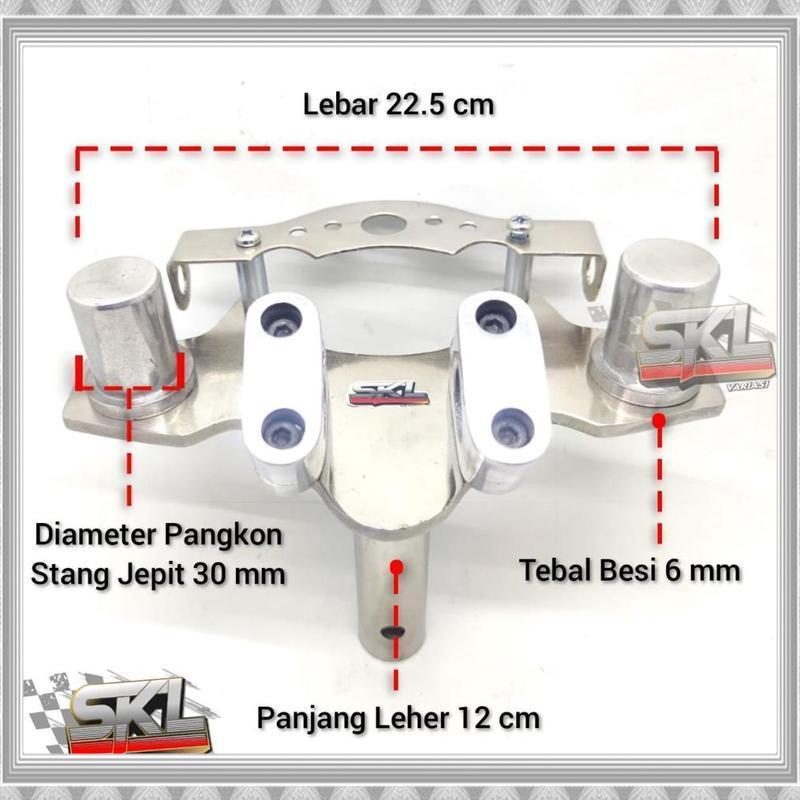 Bisa COD Adaptor Dudukan Stang Motor Matic Bebek Honda Scoopy Vario Beat Genio PCX Vario 160 125 Bea