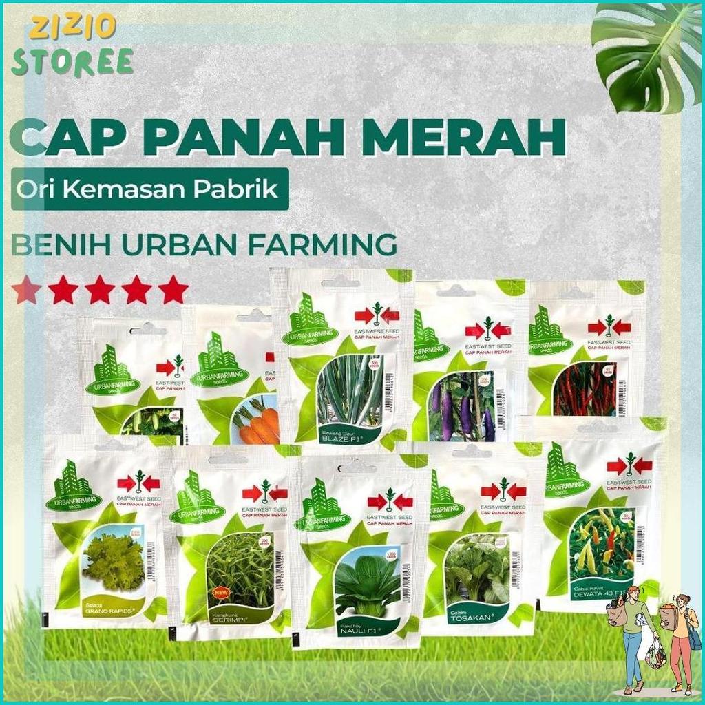Benih BIbit Sayur Sayuran Sawi Kangkung Selada Ori Kemasan Pabrik Cap Panah Merah Super sale