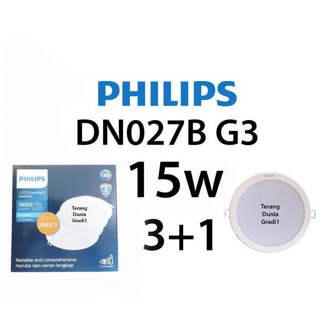 BEBAS ONGKIR - Donwlight Philips 15w Downlight DN027b G3 15w Downlight Philips DN027b 15w Downlight 