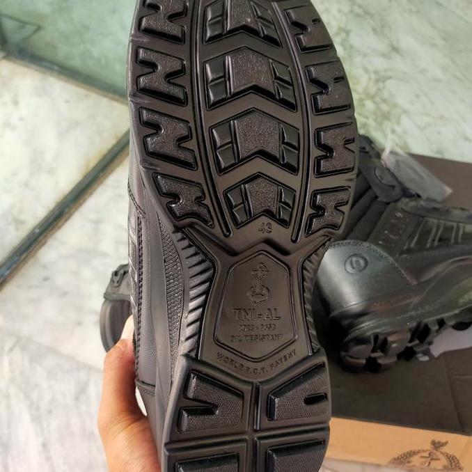 sepatu pdl tali putar original jatah TNI AL / sepatu pdl bocorocco