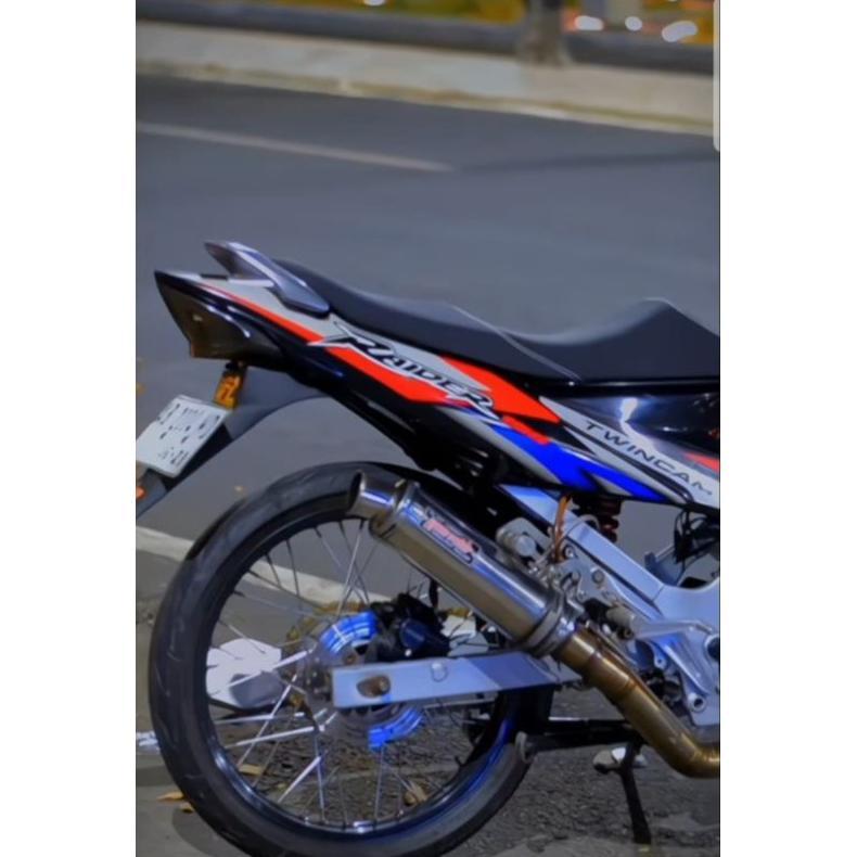 Decal Sticker Striping Variasi Transparan Uv Satria Fu Cbu Thailand 2005/2006 Raider 150 Suzuki Satr