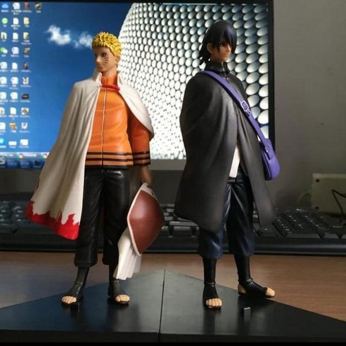 Pajangan Action Figure Anime Hokage Naruto Sasuke Serial Boruto Figure