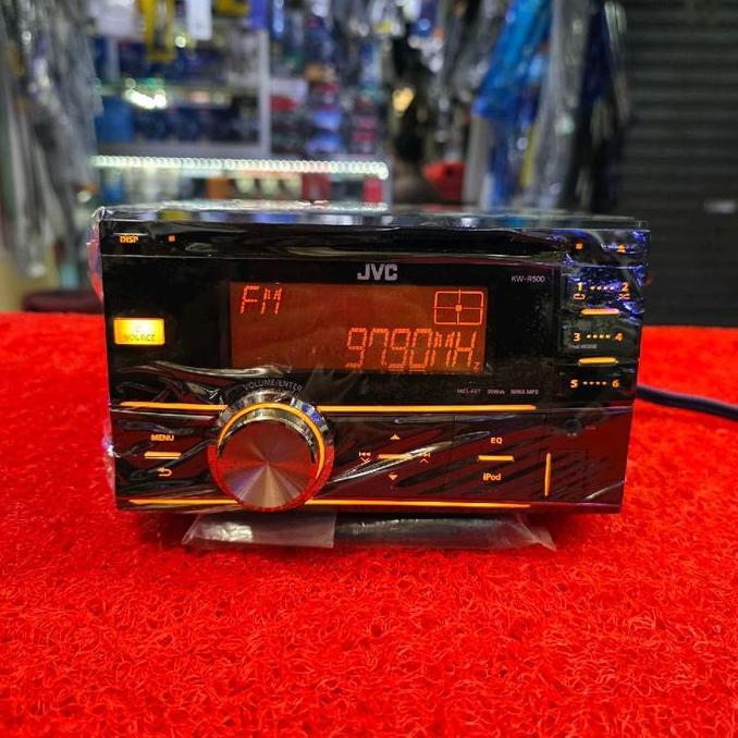 Head Unit JVC KW-R500H4 USB CD Aux Radio FM AM ex Honda Mobilio Brio 2015