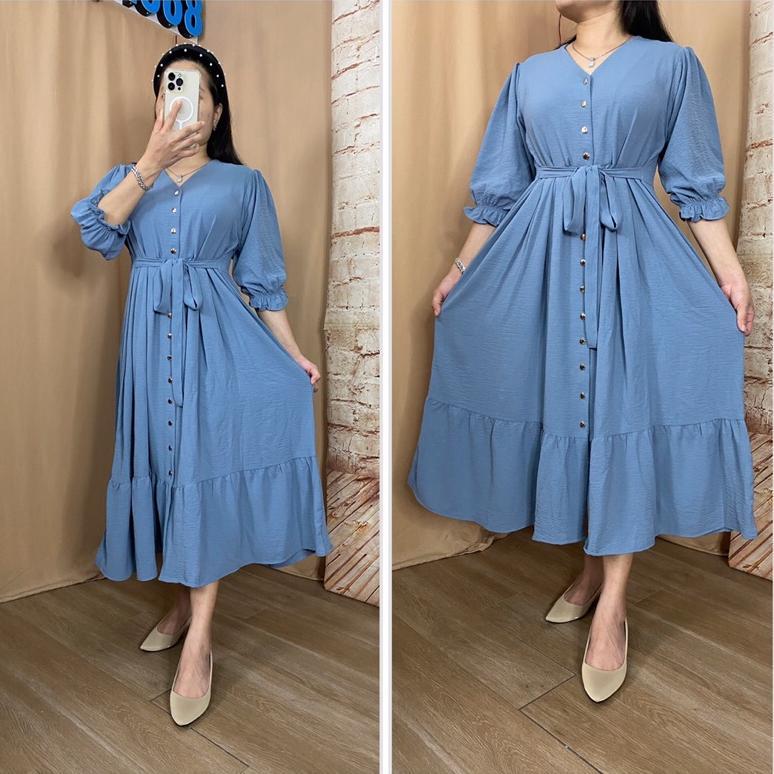 FELIN midi dress Crinkle airflow import acc2987