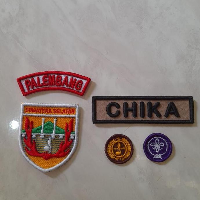 Bordir timbul atribut pramuka