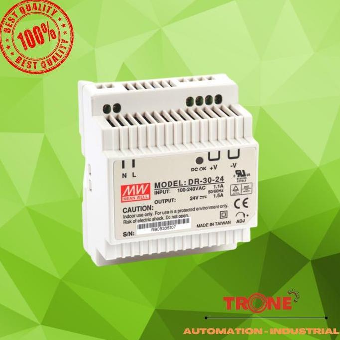 Terjangkau Dr30-24 Dr-30-24 Dr 30 24 Ac Dc Converter 24V Din Switching Power