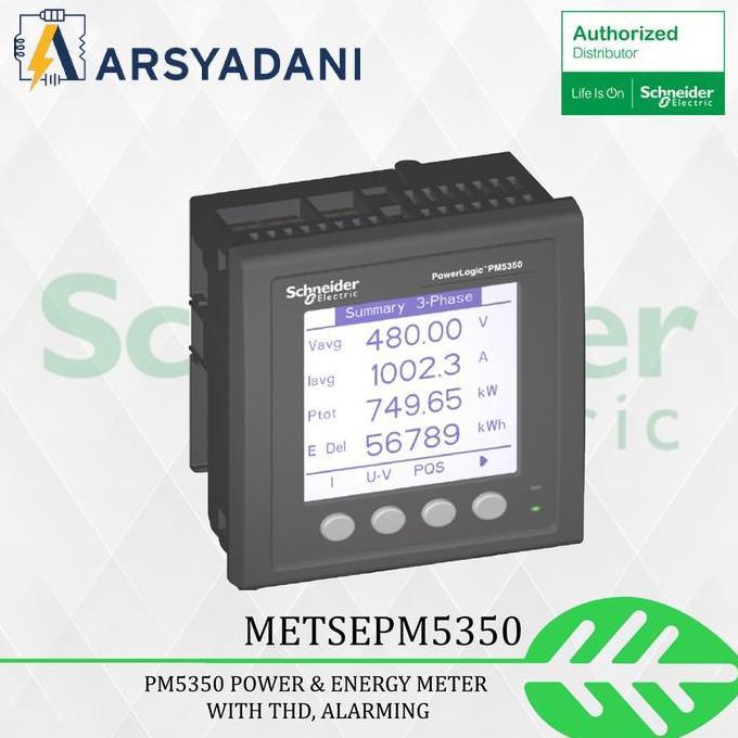 Spesial Schneider - Metsepm5350 - Pm5350 Power Meter Withthd.Alarming Pm5350 -