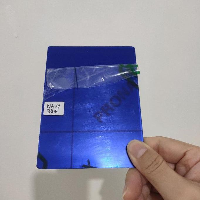 Lembaran Acrylic 2MM Navy Blue Mirror 122x244cm / Akrilik Lembaran tebal 2MM Mirror Navy Blue 122x24
