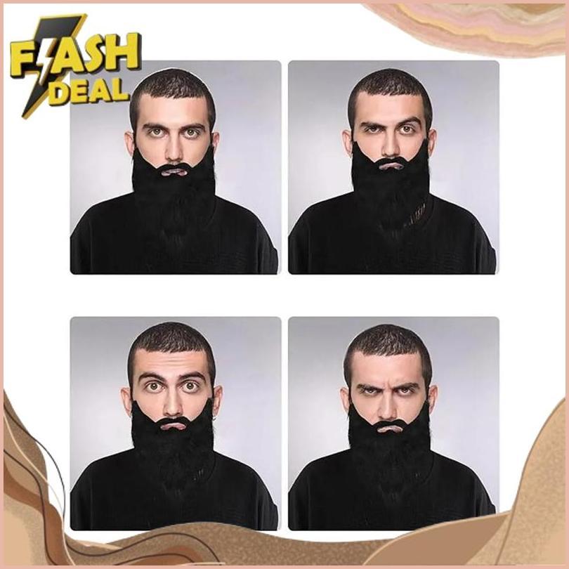 Cuci Gudang Jenggot Palsu /Jenggot Imitasi Palsu Hitam Untuk Kostum Cosplay Halloween /Fake Beard Pa