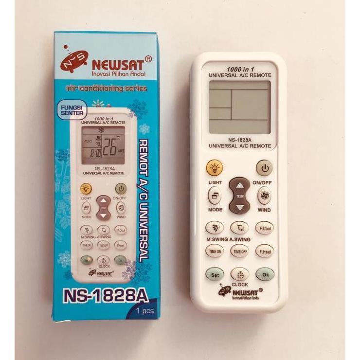 DA59 - Remote AC split universall semua merk dan semua pk ns1828a