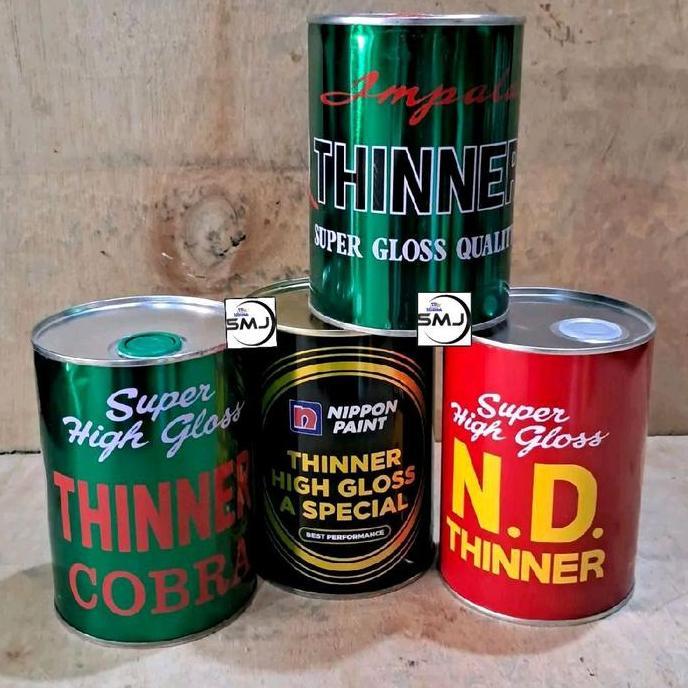 DV317 >> Thiner 1 LTR Thinner Cobra Merah Thiner Cobra Hijau Thiner Impala Thiner Nippon Paint Tiner