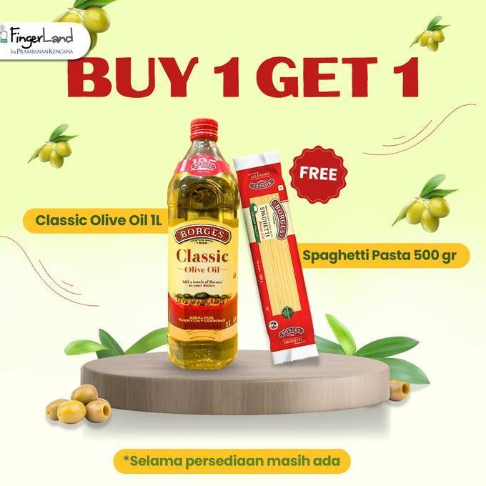 Borges Classic Olive Oil 1 Liter Minyak Zaitun