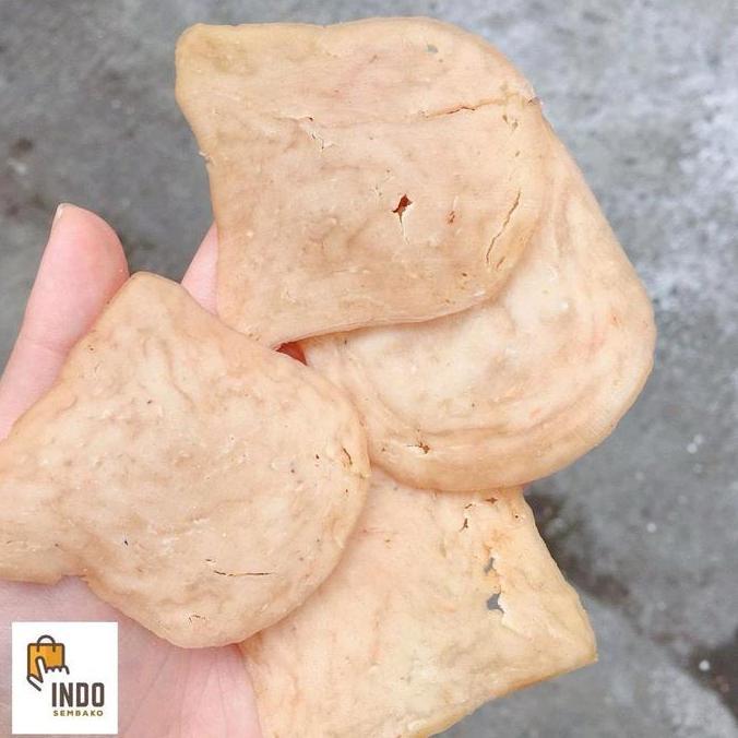 Kerupuk Udang Tipe Kancing Rum 5Kg/Kerupuk Udang  Tipe Kancing Rum 5Kg /Kerupuk Udang Kancing Rum 5K