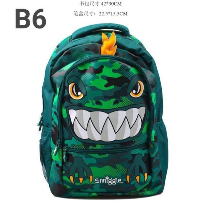 New- Tas Anak Smiggle Backpack Sekolah SD Smigle Laki-laki Perempuan