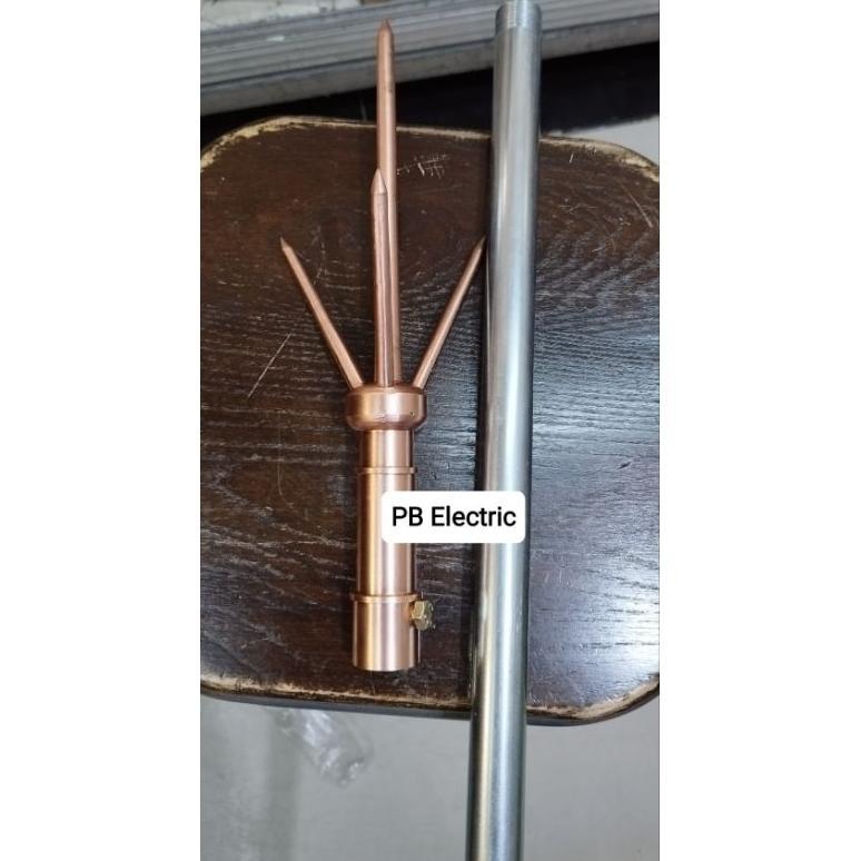 Tombak Anti Petir Trisula / Penangkal Petir Trisula / Trisula Penangkal Petir