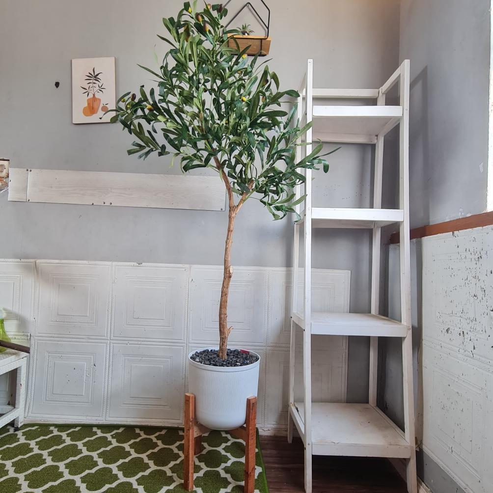 Tanaman Hias Artificial Besar Pohon Zaitun Plastik