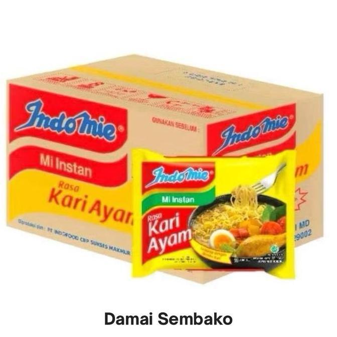 Indomie Kari Ayam 1  Dus-Indomie Kari Ayam 40 Pc