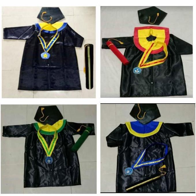 Baju Toga Anak Paud-TK Komplit