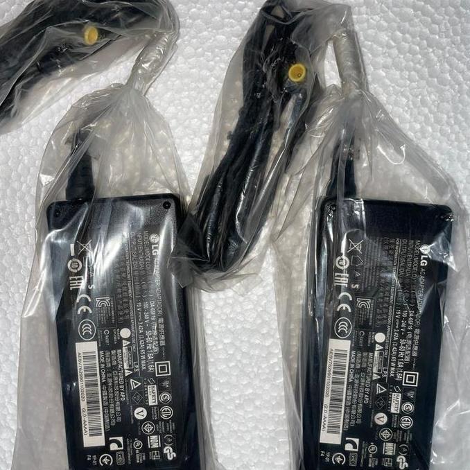 DV228 >> Adaptor TV LED LCD LG 19 VOLT 3,42 Ampere - Adaptor LG 19V 3,42A Asli