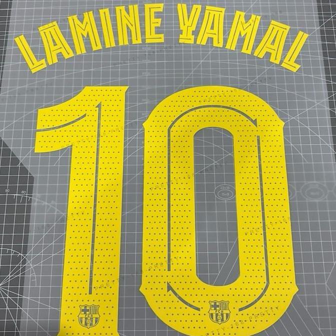 Nameset barca home 25/26 ucl version lamine yamal CO