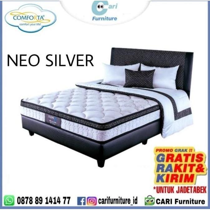 Comforta Superfit Springbed NEO SILVER (Full Set) 160x200