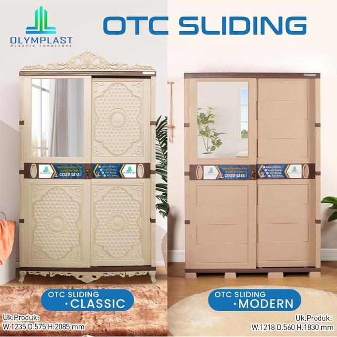 Lemari Pakaian Sliding Olymplast OTC